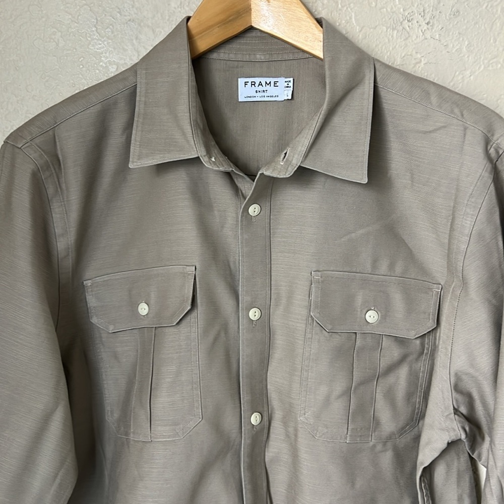 Frame khaki military over shirt - Picture 2 of 8